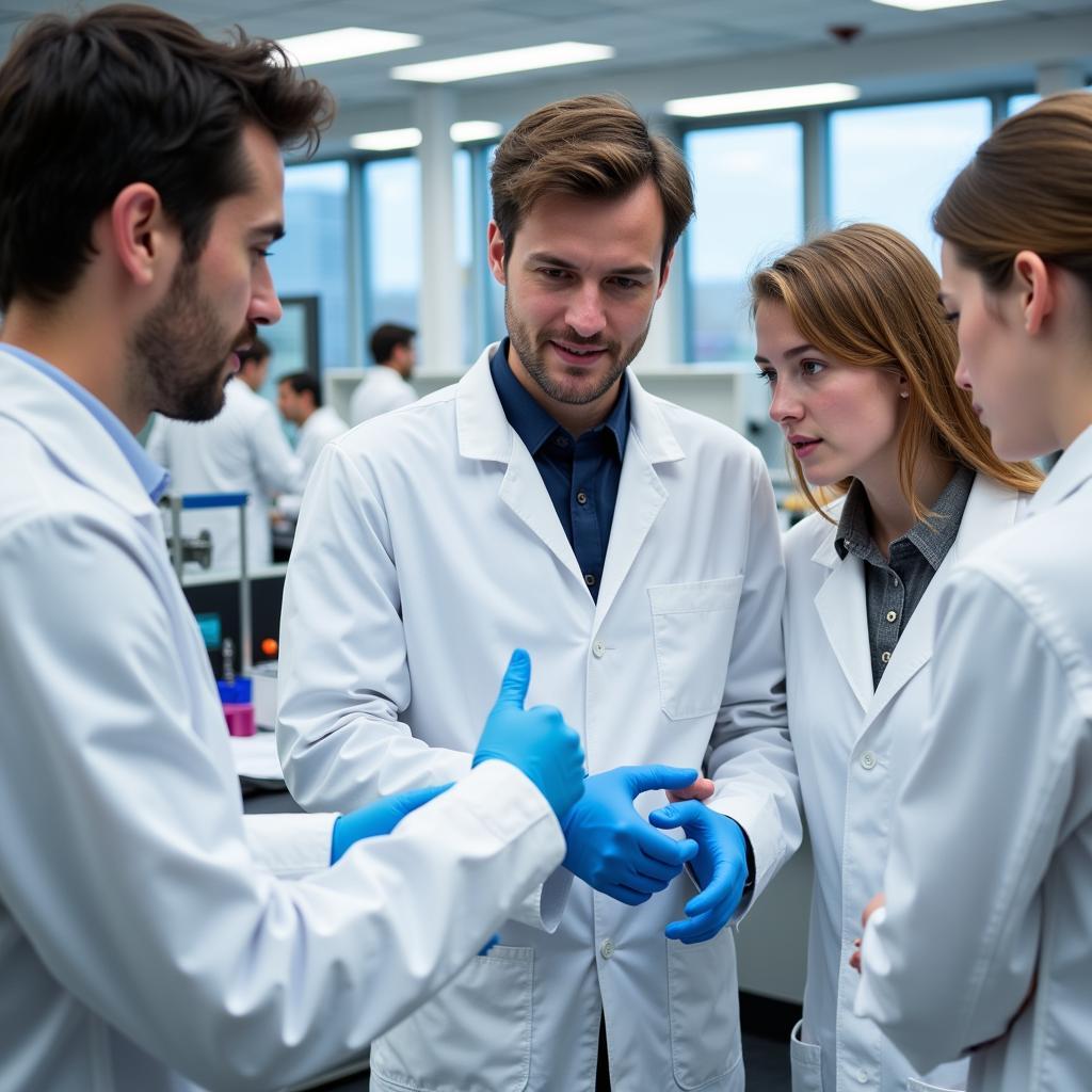 Teamwork und Unterstützung während der Ausbildung zum Chemielaboranten bei Bayer 04 Leverkusen