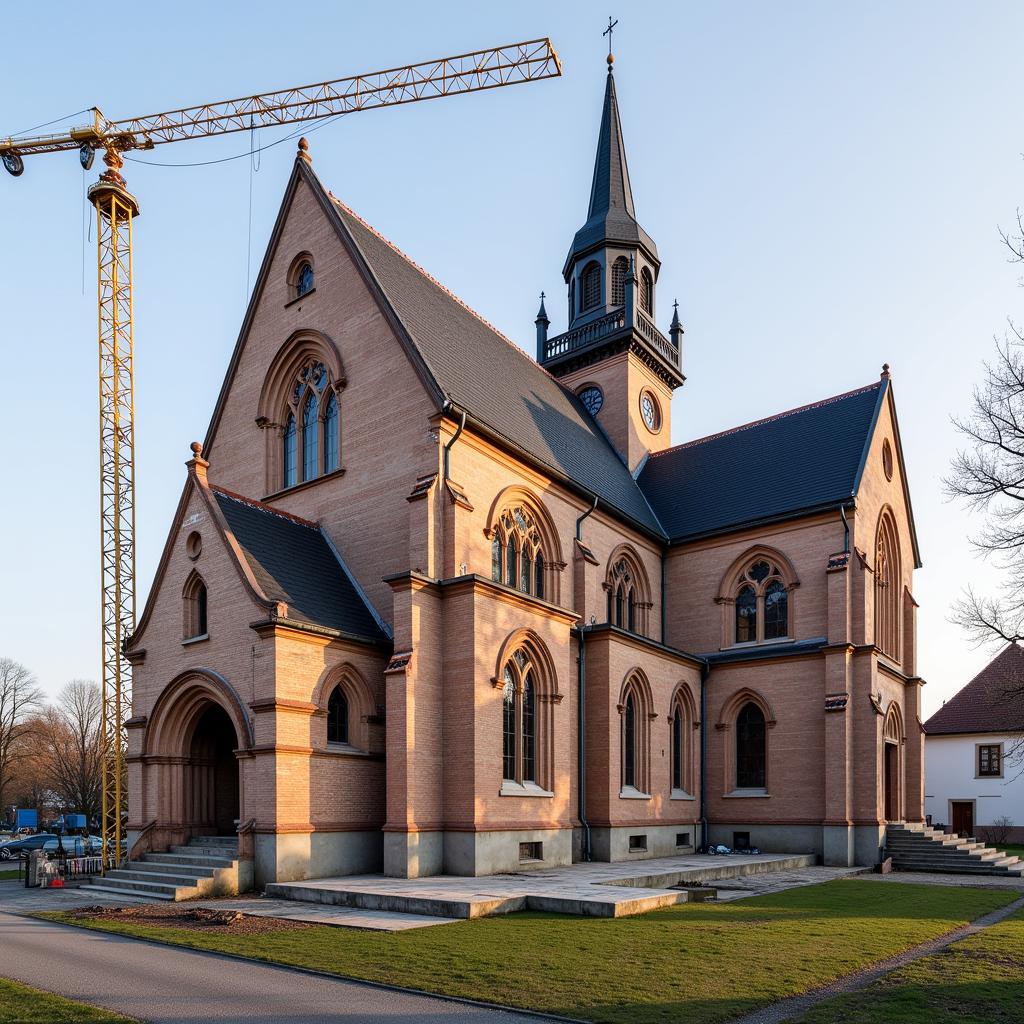 Sanierung der historischen Petrukirche in Leverkusen