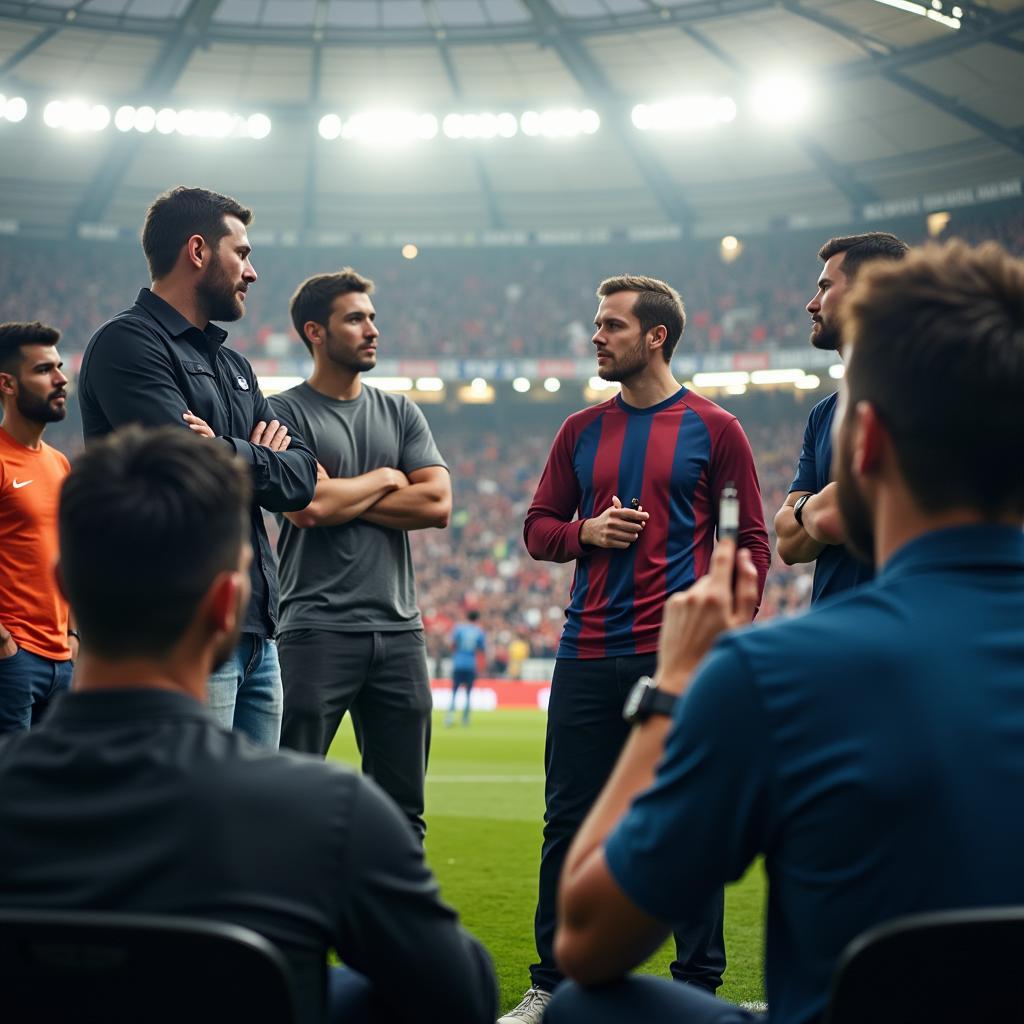 Diskussion über E-Zigaretten im Fußballstadion