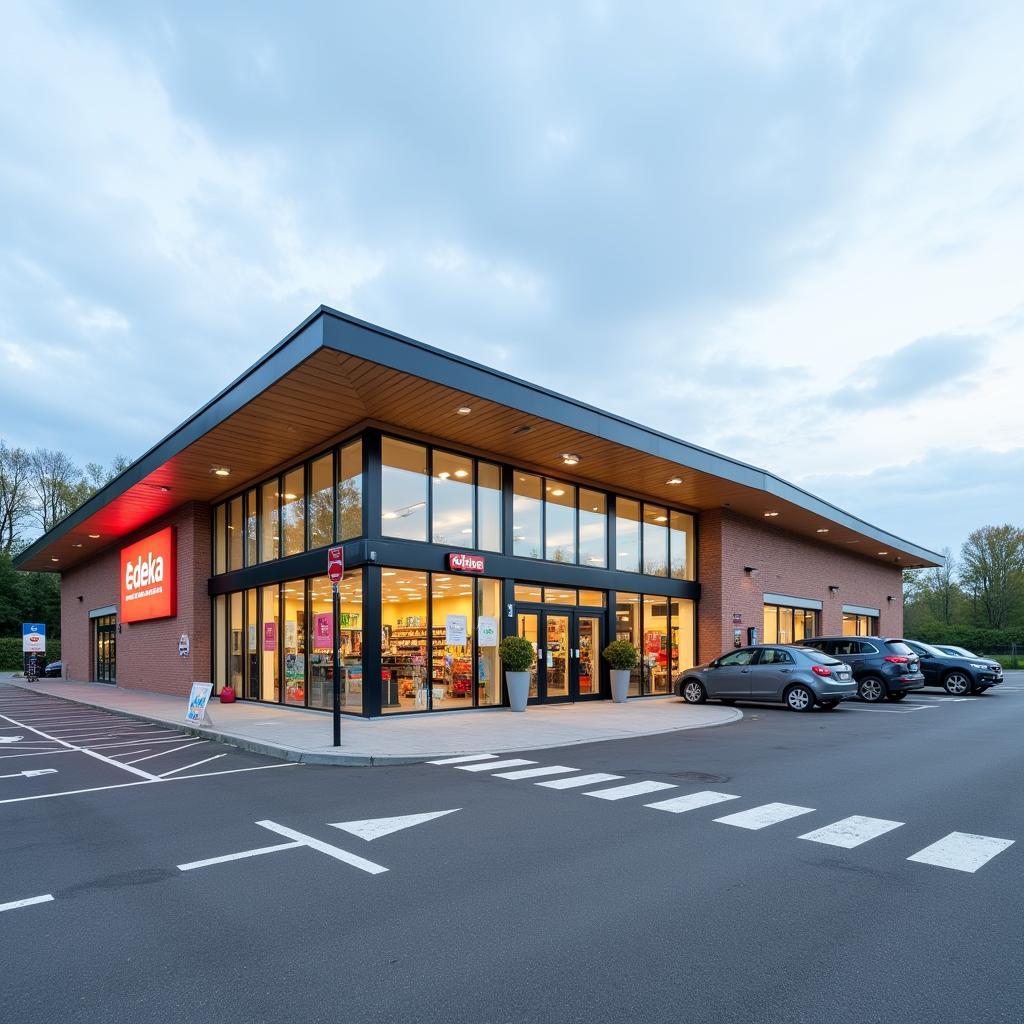 Die Edeka Filiale in Leverkusen Opladen