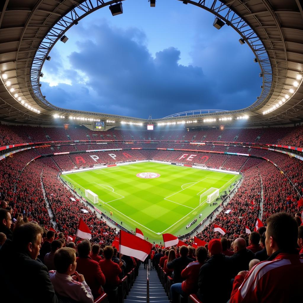 Fans BayArena Leverkusen Paderborn