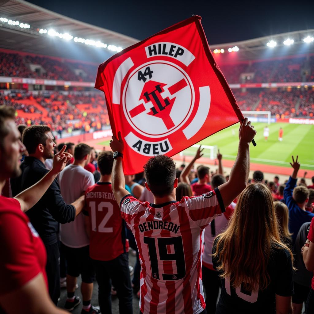 Fans von Bayer 04 Leverkusen