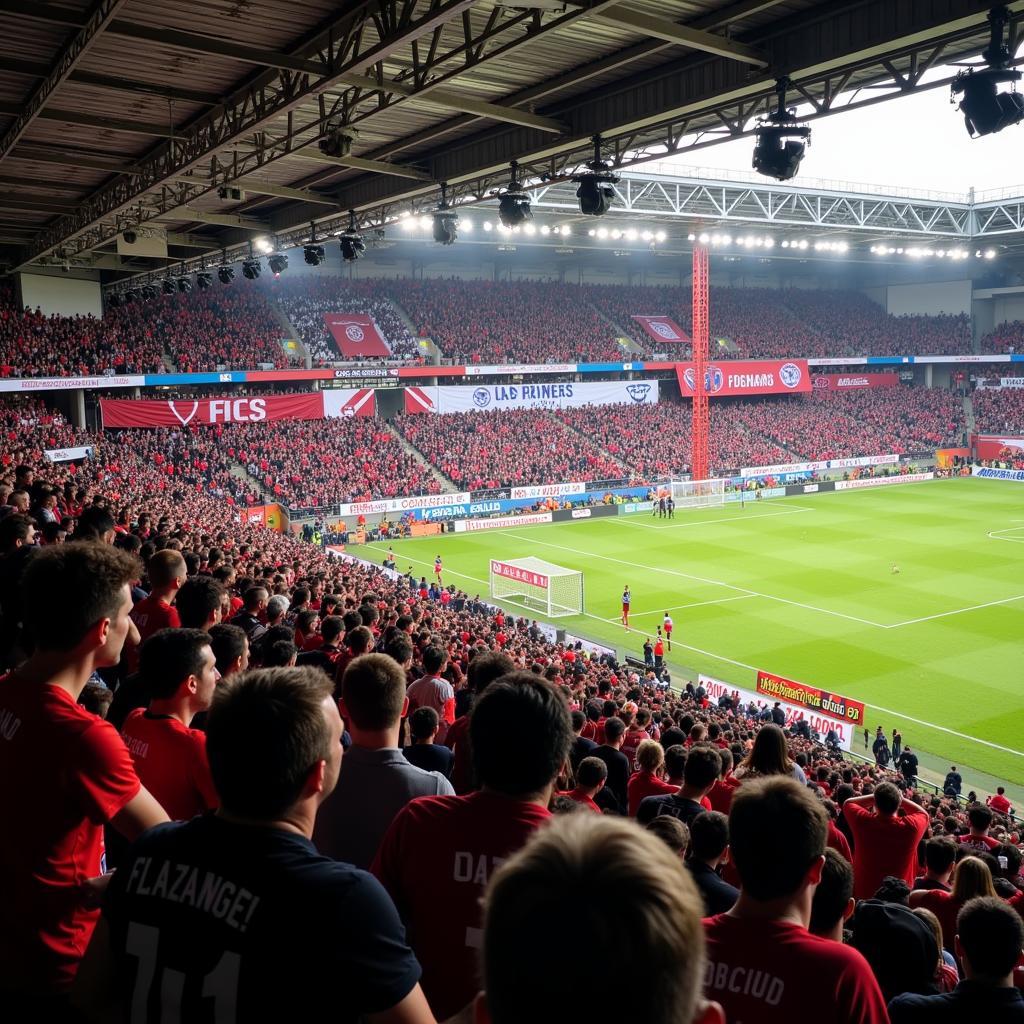 Rivalität zwischen FCK und Leverkusen Fans