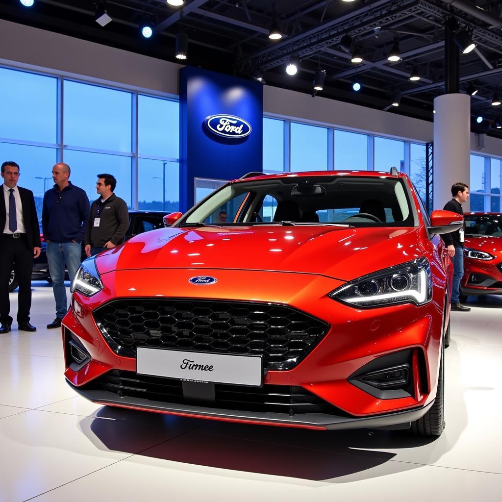 Der neue Ford Focus im Autohaus Leverkusen.