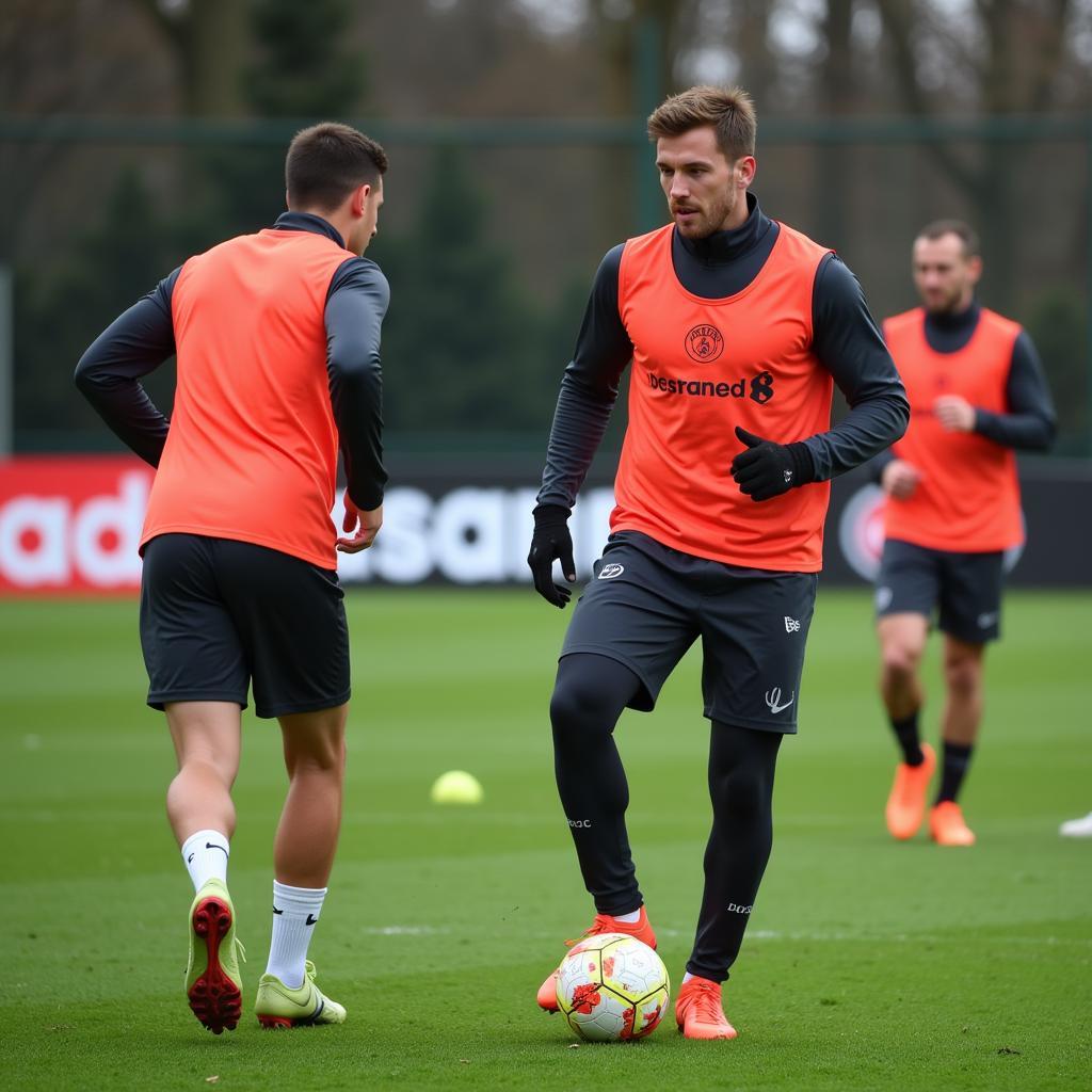 Hintergrundberichte Bayer 04 Leverkusen: Trainingseinheit