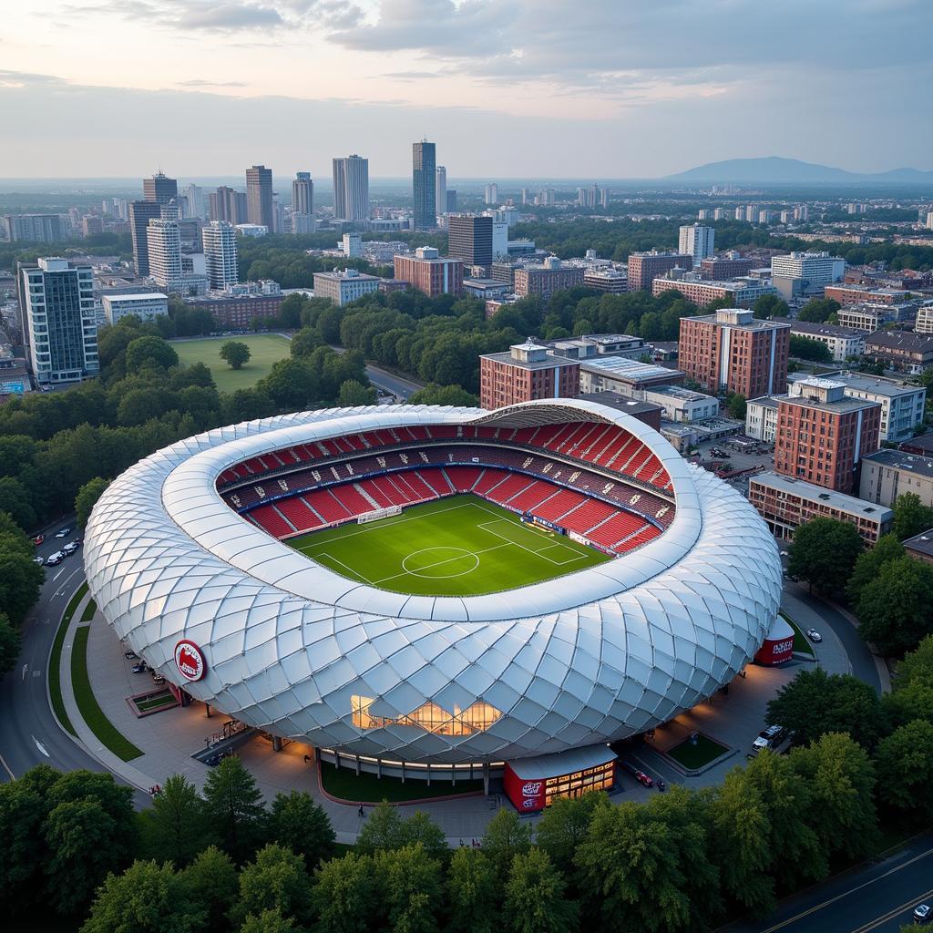 Hotels in Leverkusen in unmittelbarer Nähe zur BayArena für Fußballfans.