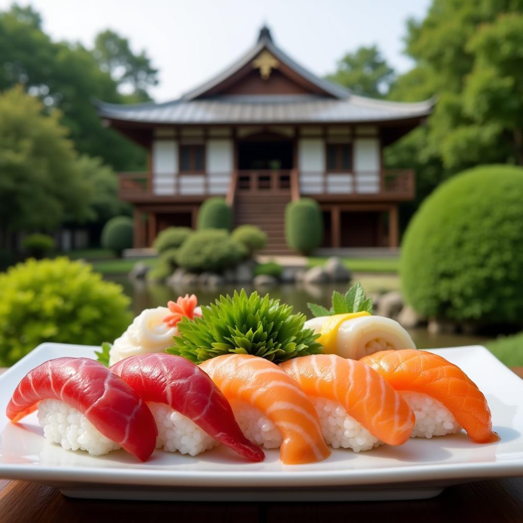 Sushi im Japanischen Garten Leverkusen