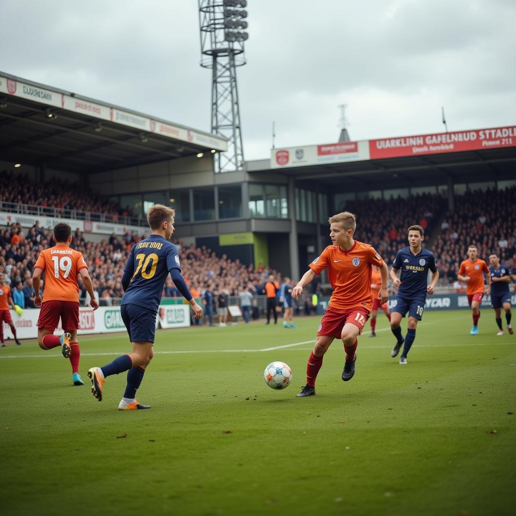 Jugendspiele im Ulrich-Haberland-Stadion in Leverkusen