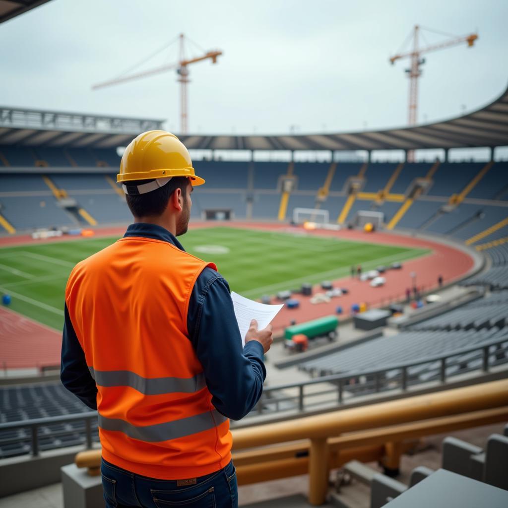 Karriere im Fußballgeschäft: Projektleiter für Stadionbau