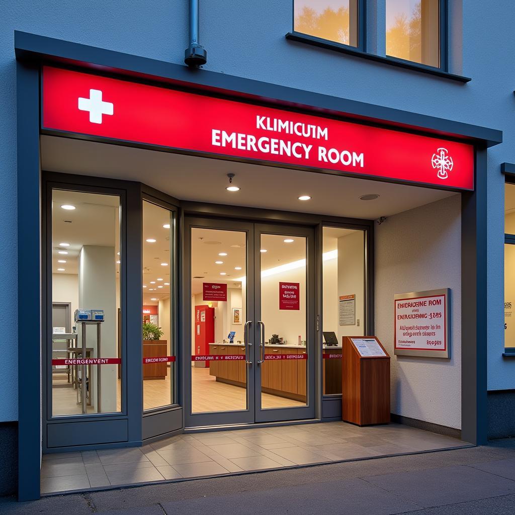 Notfallnummer des Klinikum Leverkusen