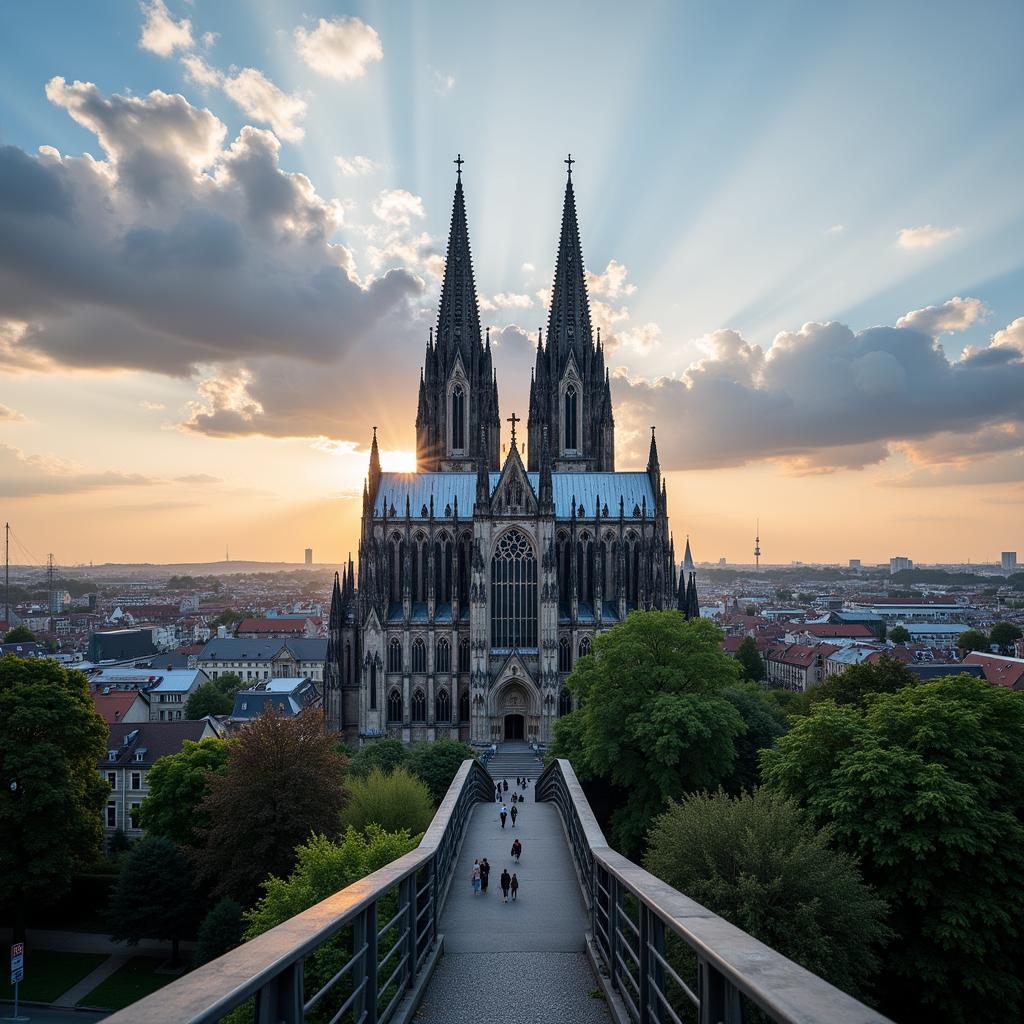 Kölner Dom von Leverkusen aus besichtigen