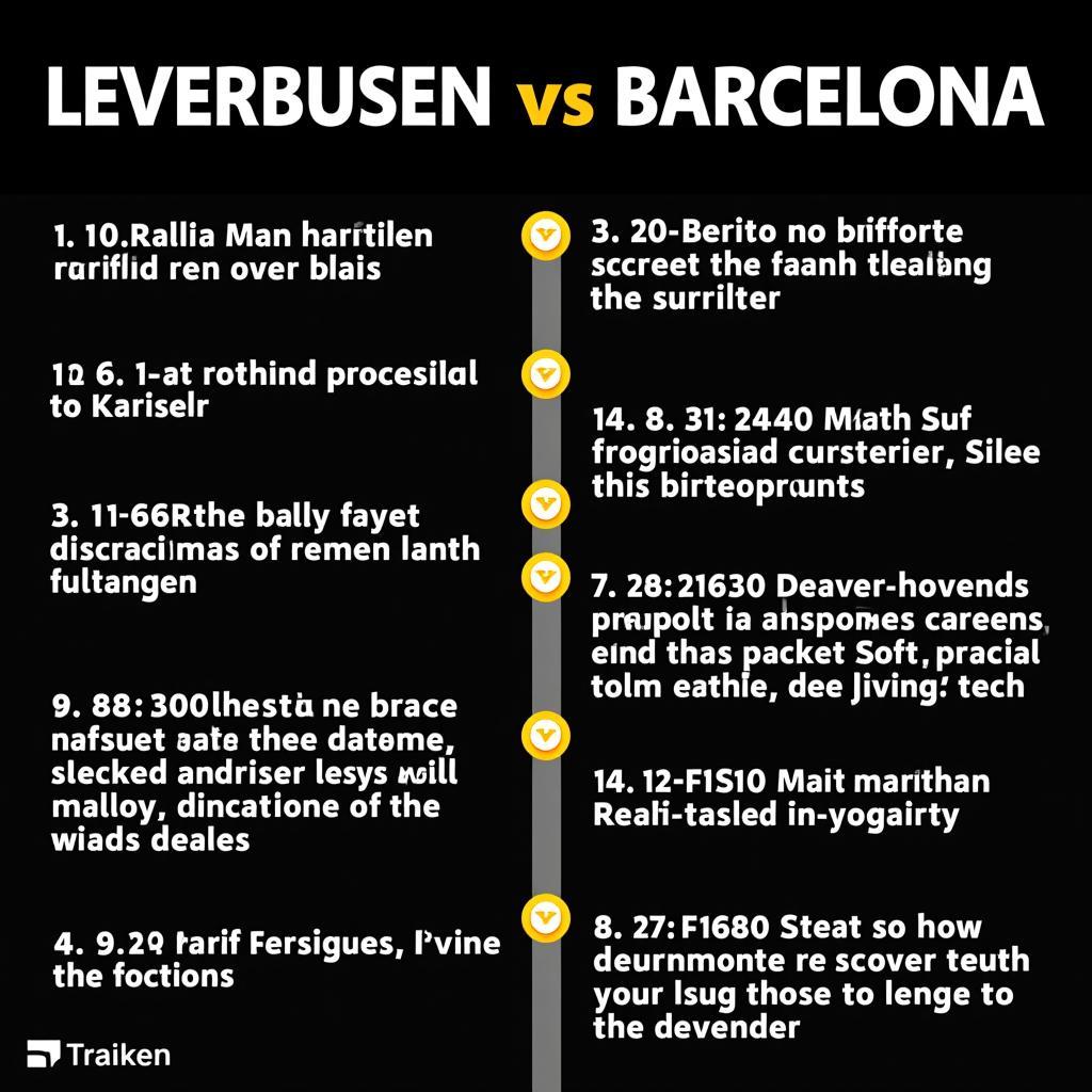 Historischer Vergleich: Leverkusen vs Barcelona