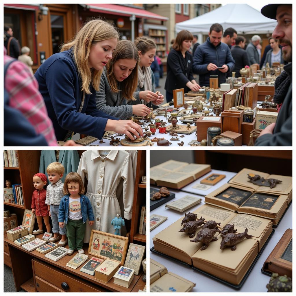 Besucher entdecken Raritäten auf dem Leverkusener Flohmarkt