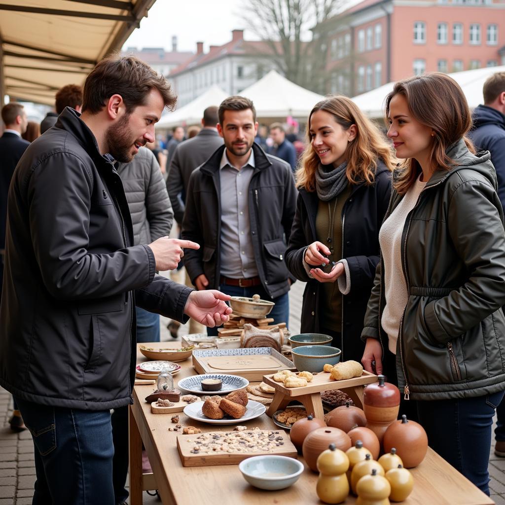 Besucher des Leverkusen Flohmarkts erhalten Tipps für ein erfolgreiches Einkaufserlebnis.