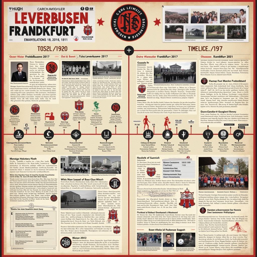 Die historische Rivalität zwischen Leverkusen und Frankfurt im Fußball.