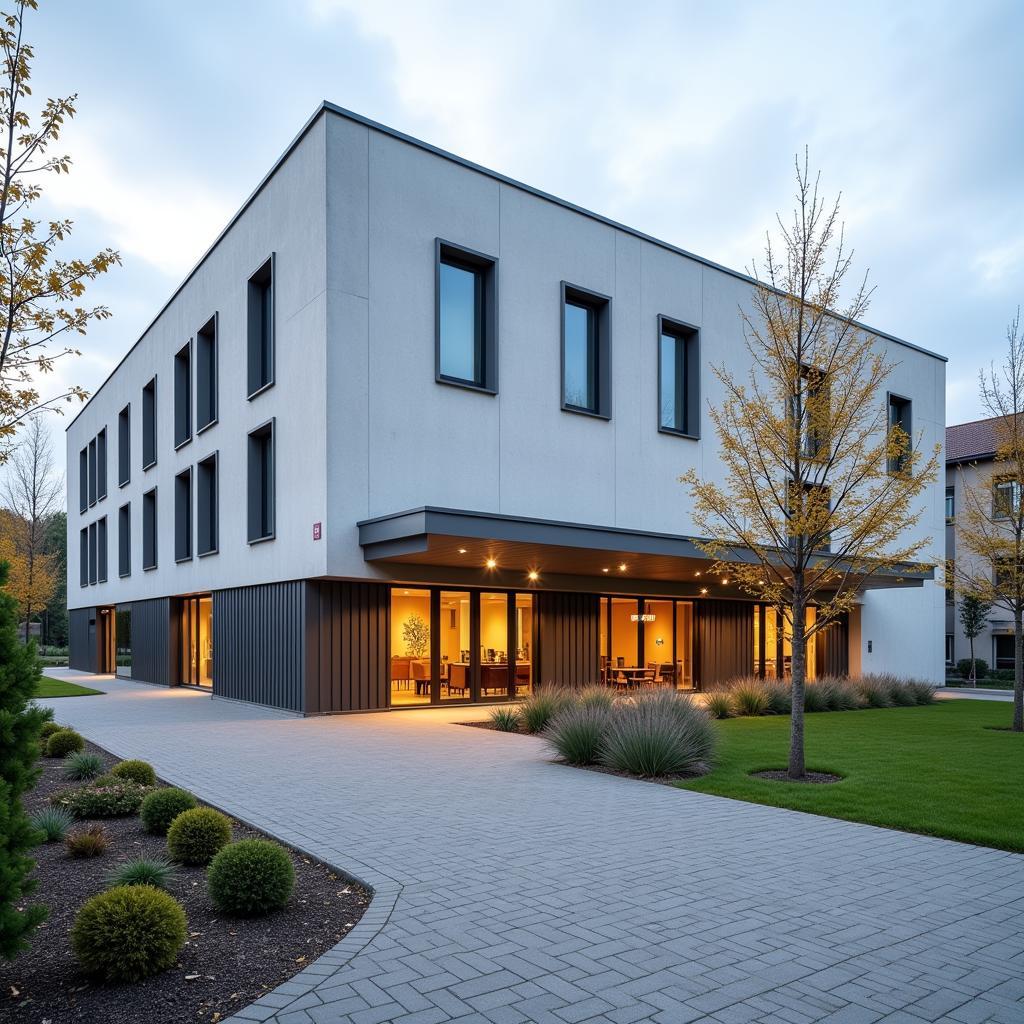 Gebäude einer Hauptschule in Leverkusen