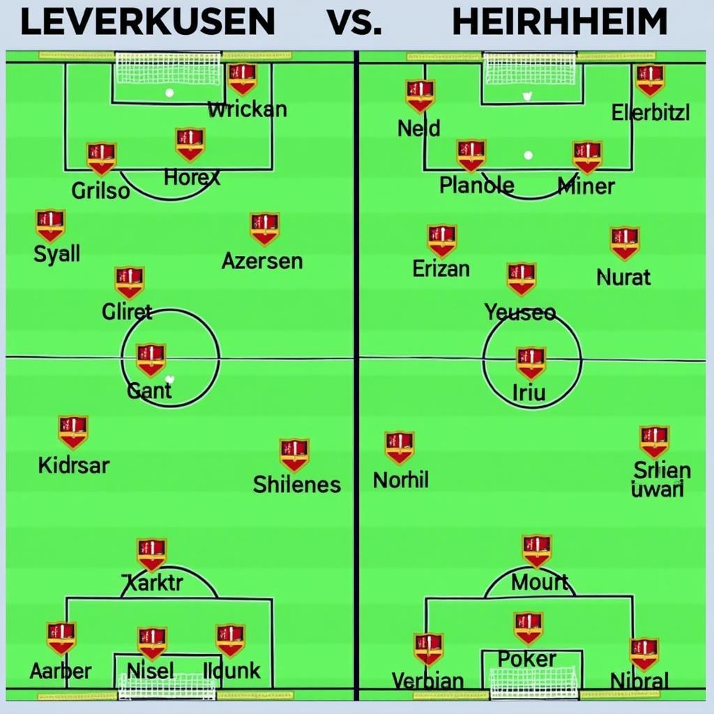 Taktischer Vergleich: Leverkusen vs. Heidenheim