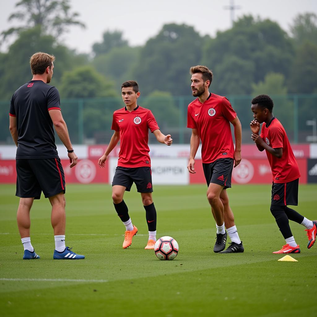 Bayer 04 Leverkusen investiert in die Jugendförderung, um den "Leverkusen Impuls" an die nächste Generation weiterzugeben.