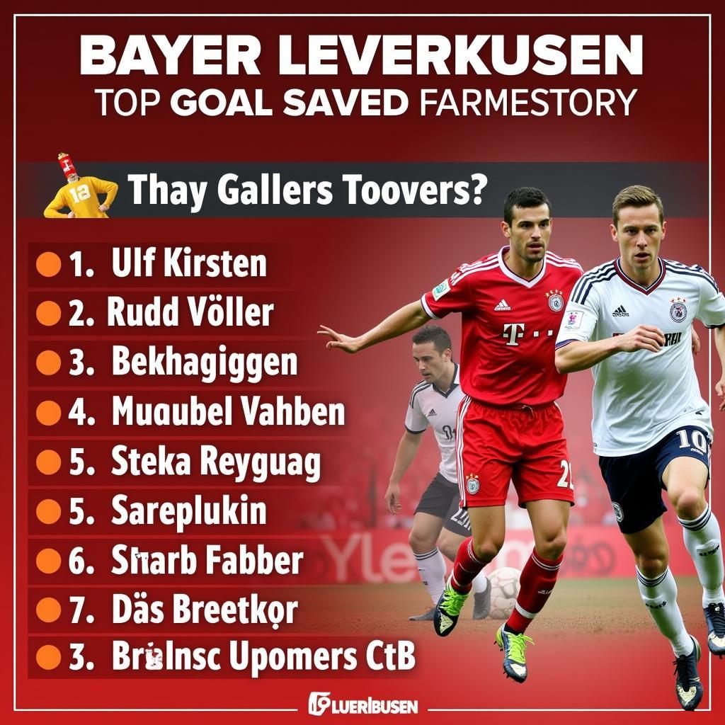 Bayer Leverkusen Torjäger