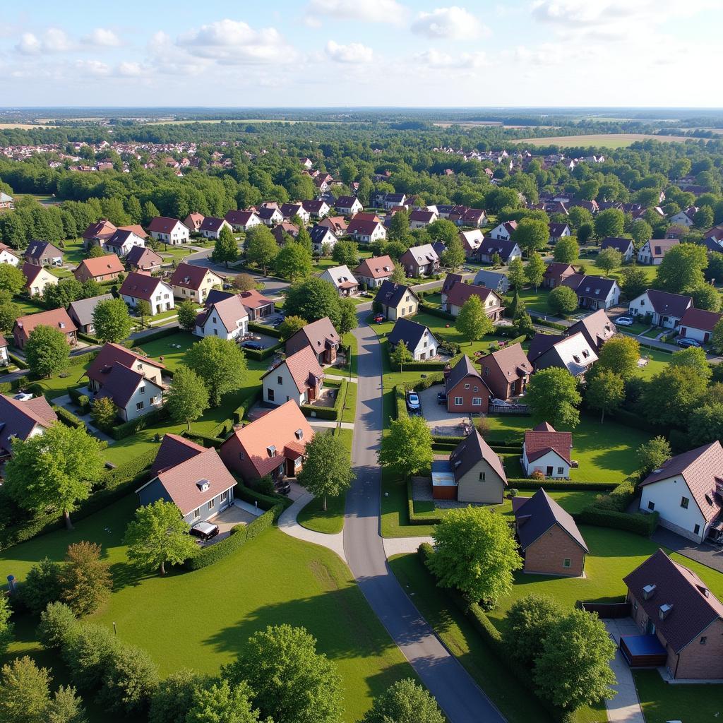 Wohnlandschaft in Leverkusen Rheindorf