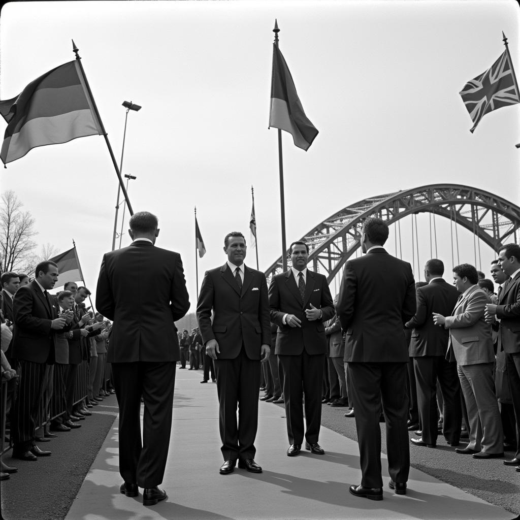 Feierliche Eröffnung der Leverkusener Brücke