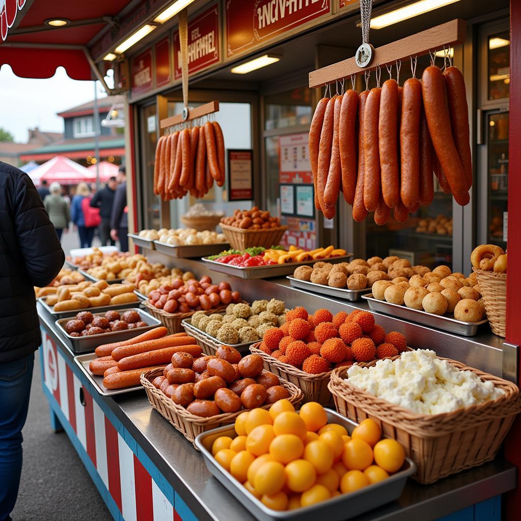 Kulinarische Köstlichkeiten auf der Leverkusener Kirmes