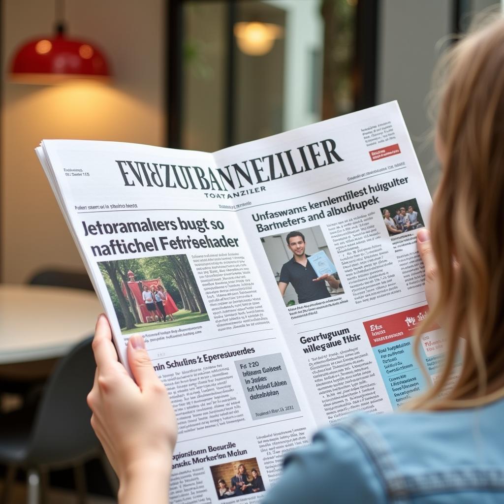 Der Leverkusener Stadtanzeiger als wichtige Informationsquelle für lokale Nachrichten und Veranstaltungen.