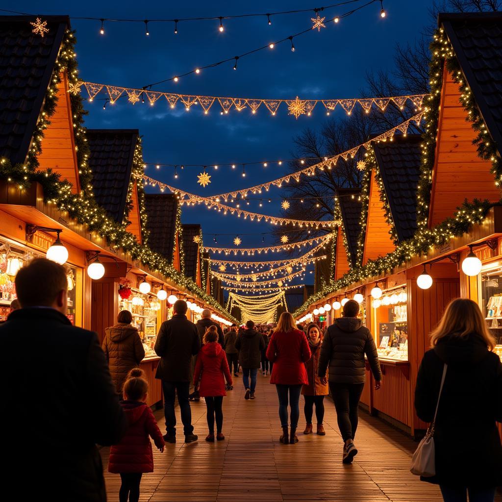 Lichterglanz auf dem Leverkusener Weihnachtsmarkt