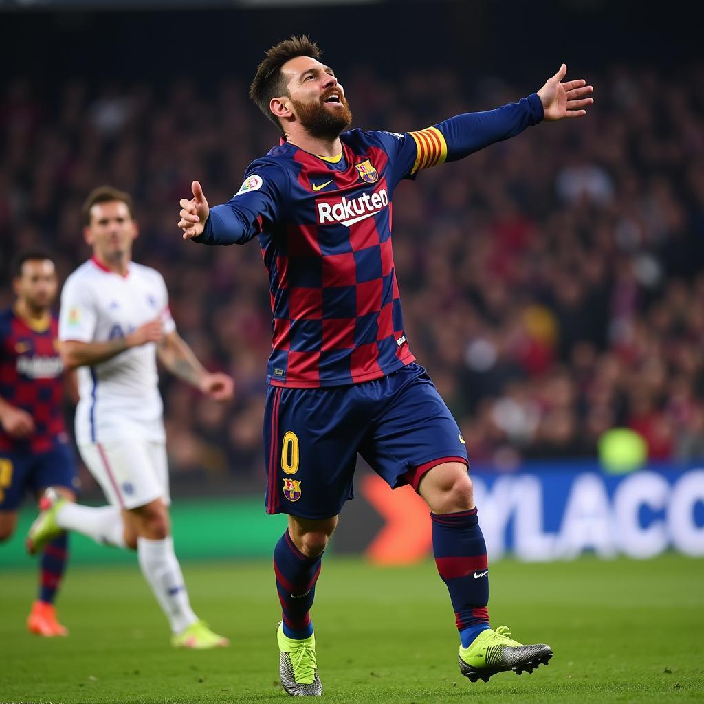 Lionel Messi erzielt fünf Tore gegen Bayer Leverkusen in der Champions League