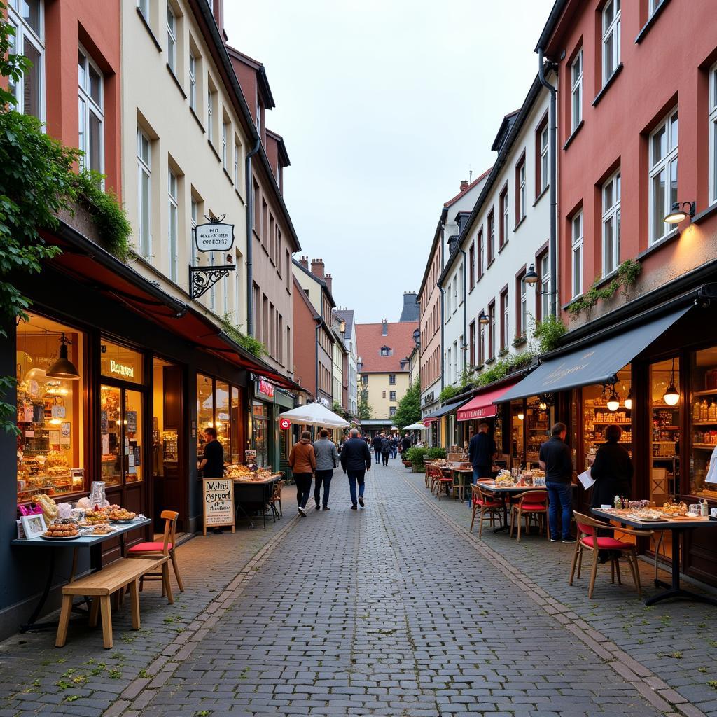 Lokale Geschäfte und Märkte in Leverkusen-Opladen.