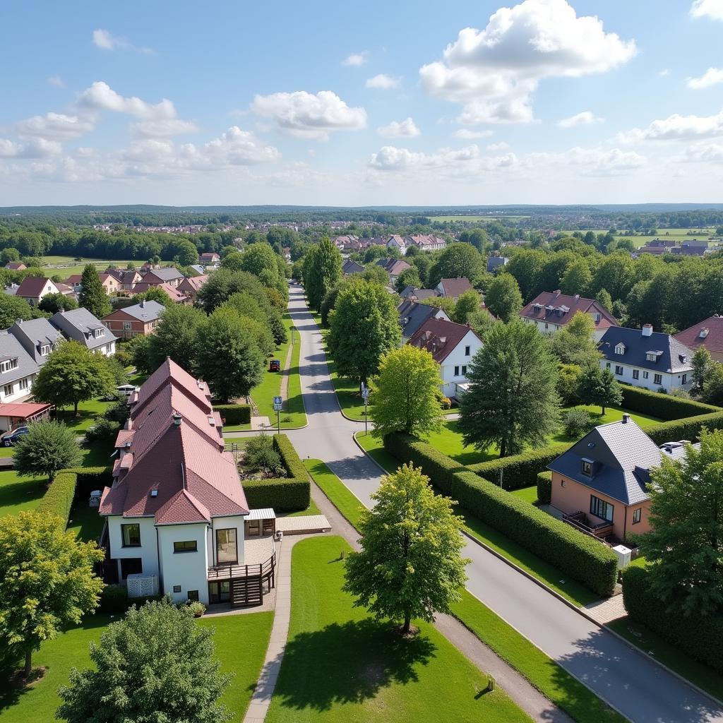 Wohngebiet nahe der Lützenkirchener Straße