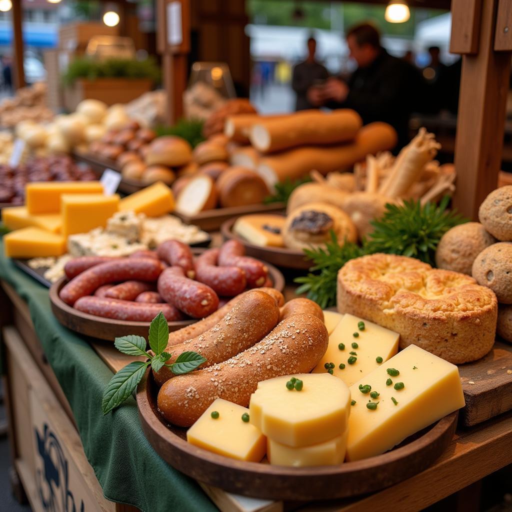 Regionale Spezialitäten am Markt Leverkusen