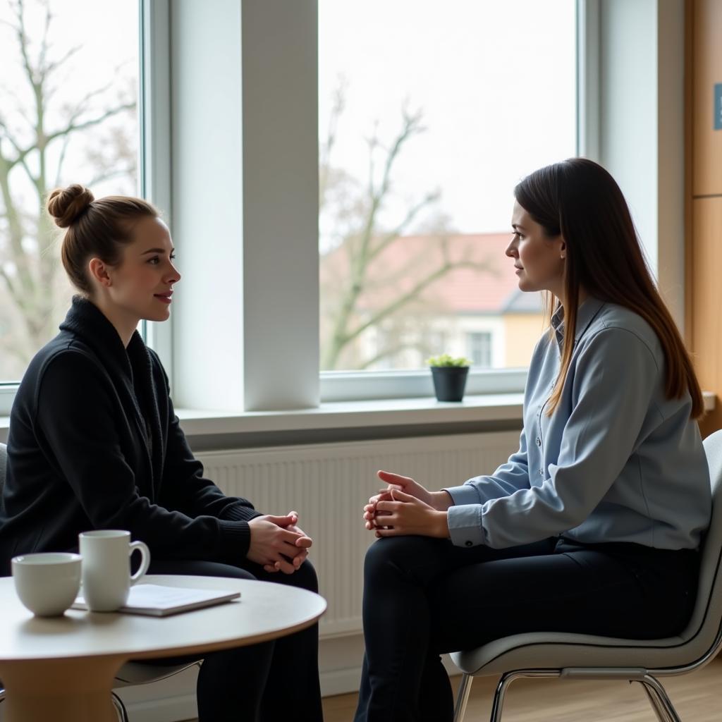 Paar in Mediation mit einem Mediator in Leverkusen