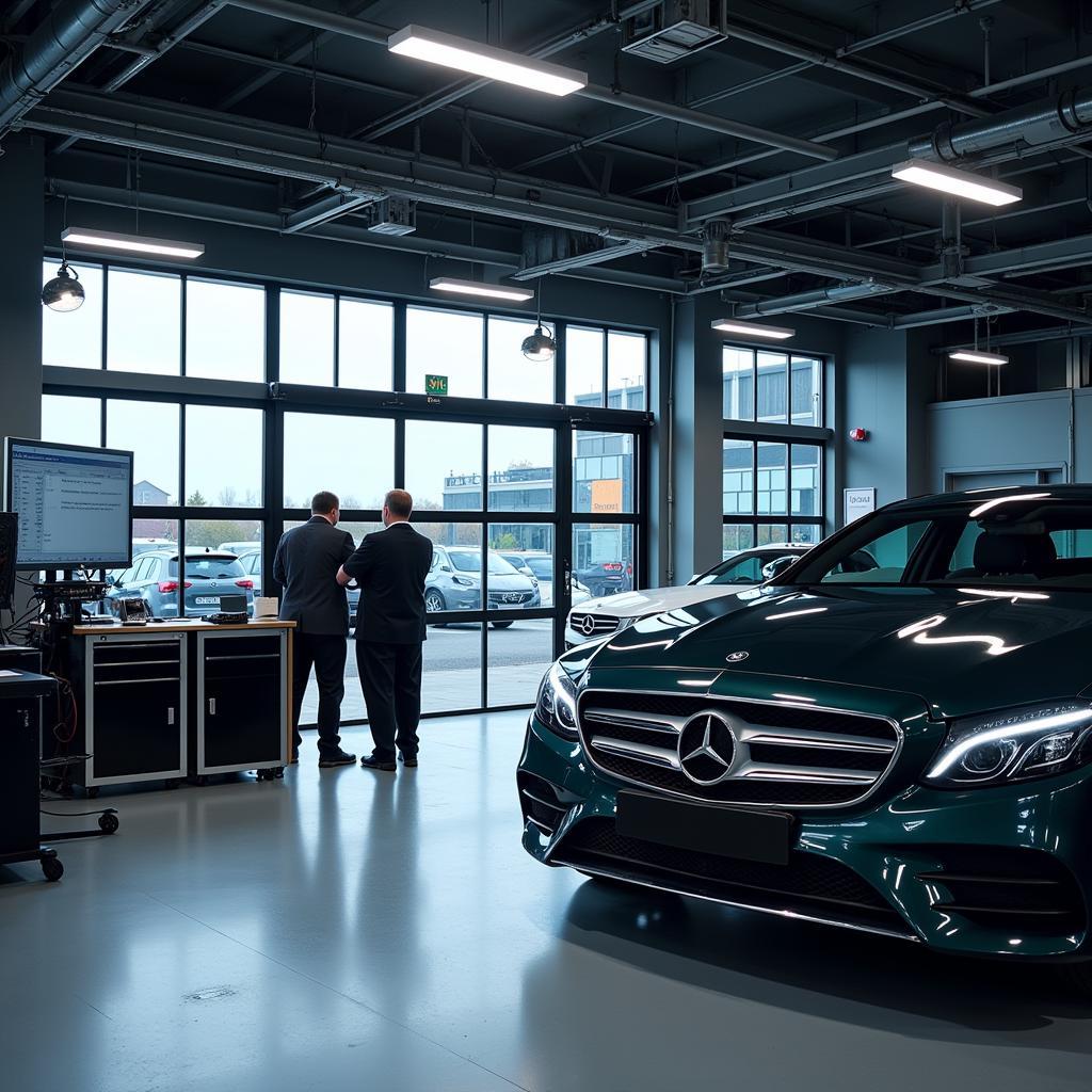 Moderne Werkstatt und Service bei Mercedes-Benz Leverkusen