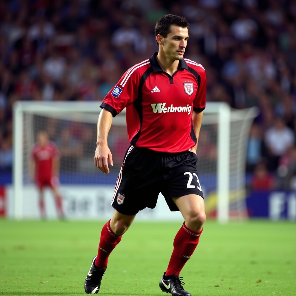 Michael Ballack im Leverkusen Trikot 1999