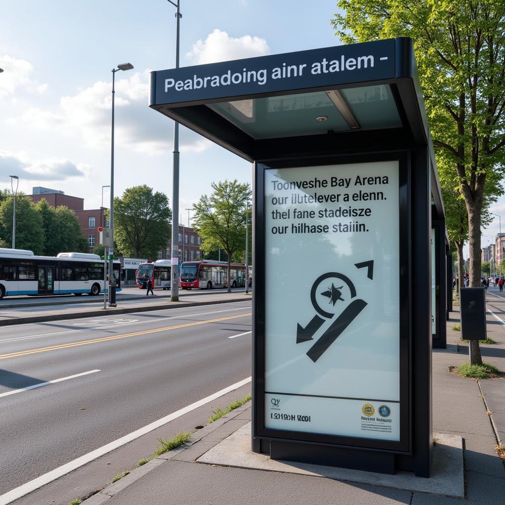 Anreise mit öffentlichen Verkehrsmitteln zur BayArena via Carl-Duisburg-Strasse