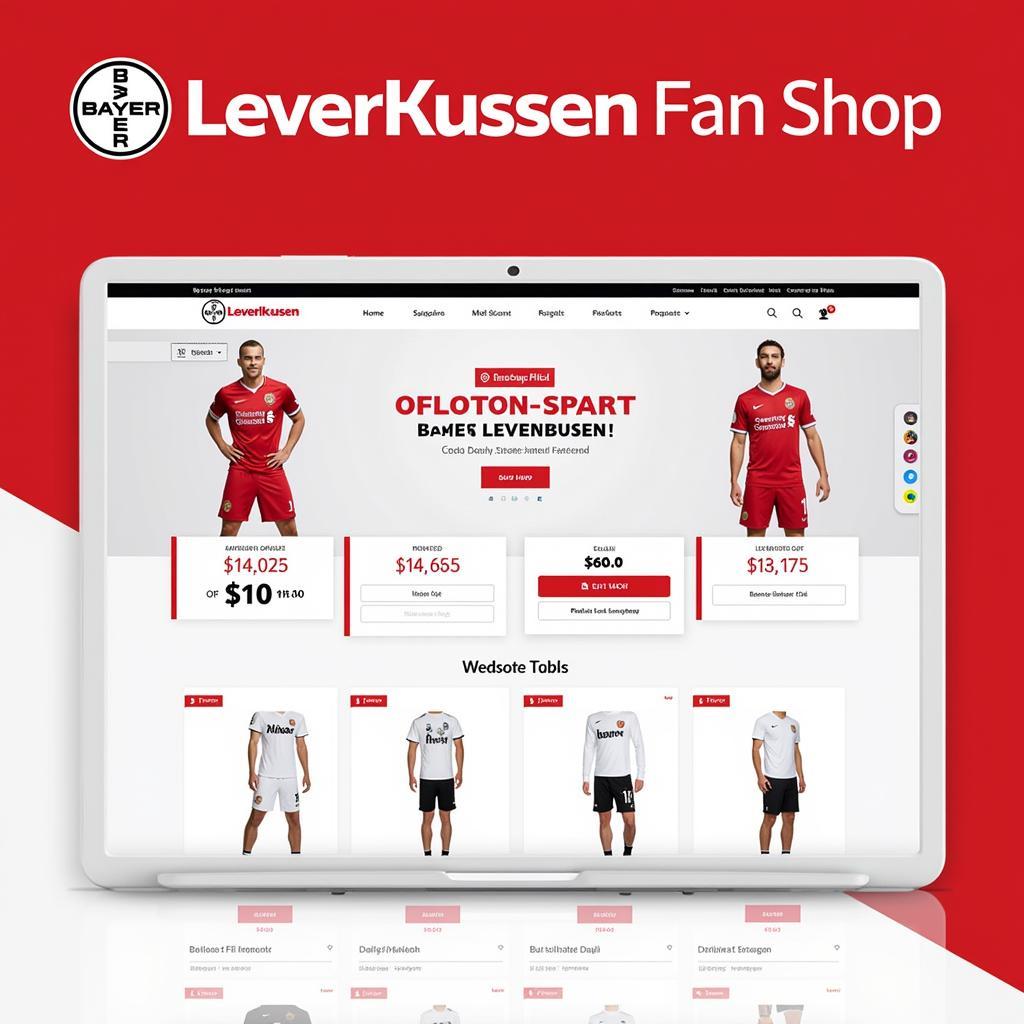 Online-Shop der Bayer Leverkusen Boutique