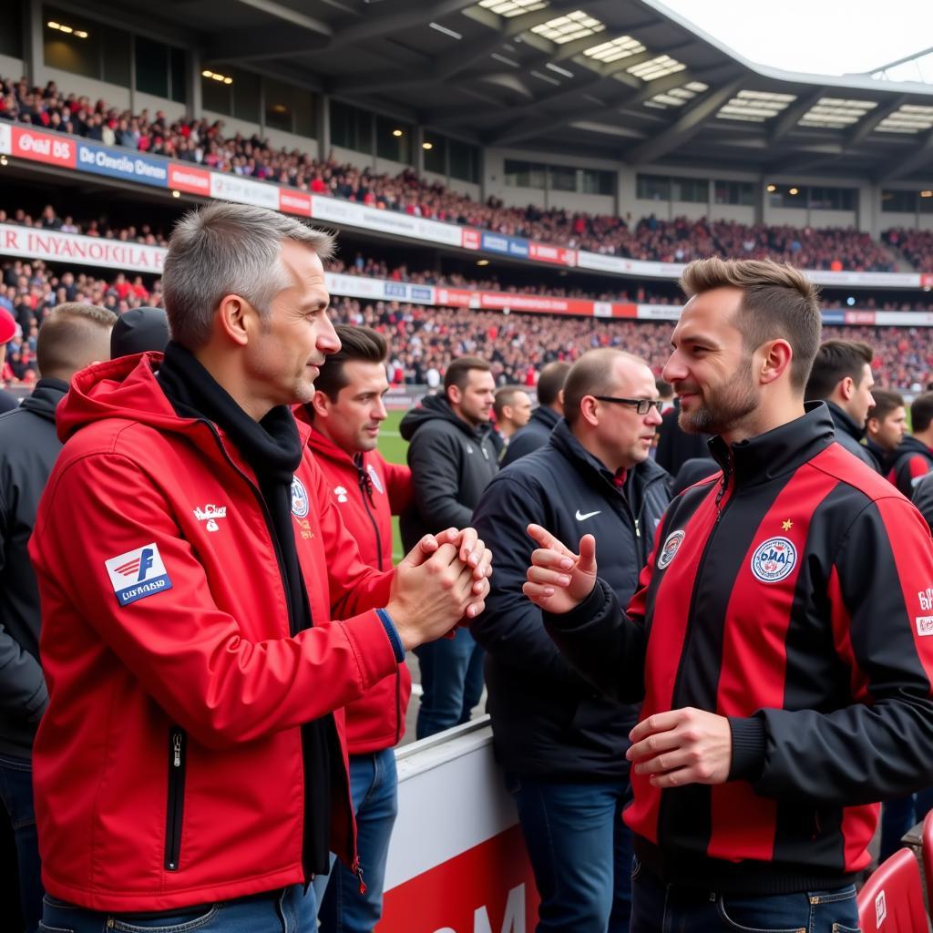 Fanbegegnung Pforzheim und Leverkusen