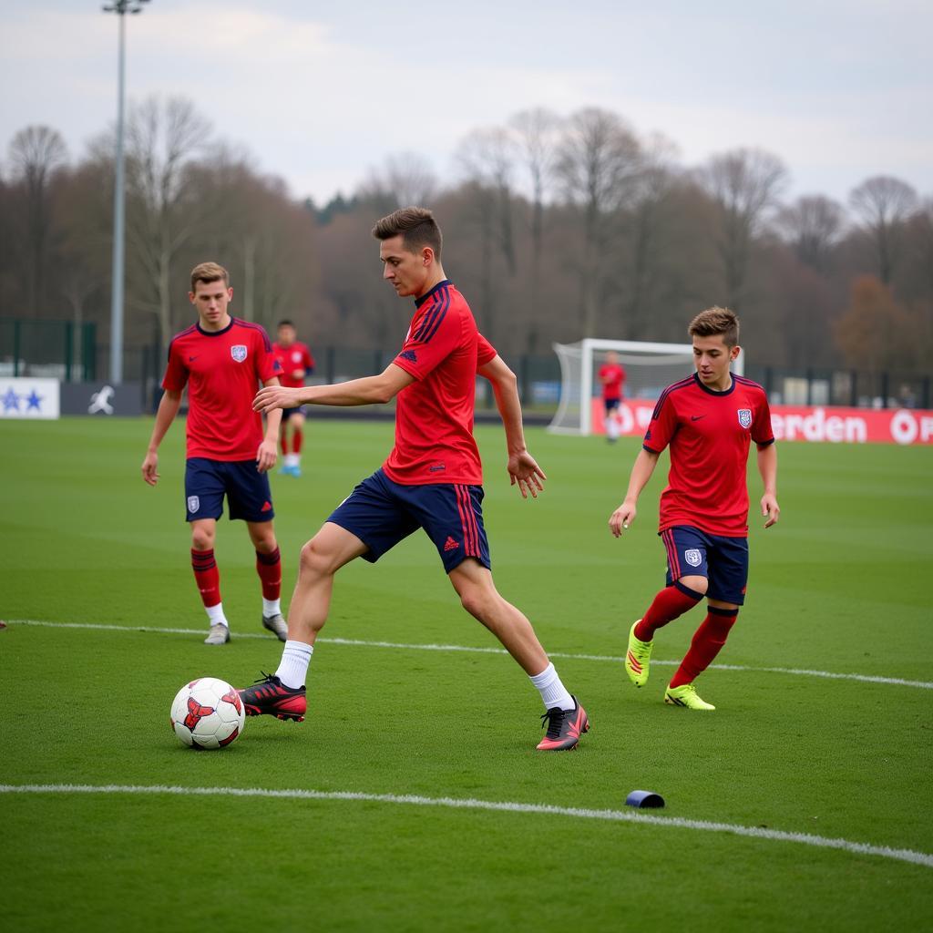 Bayer 04 Leverkusen Probetraining: Junge Talente im Einsatz