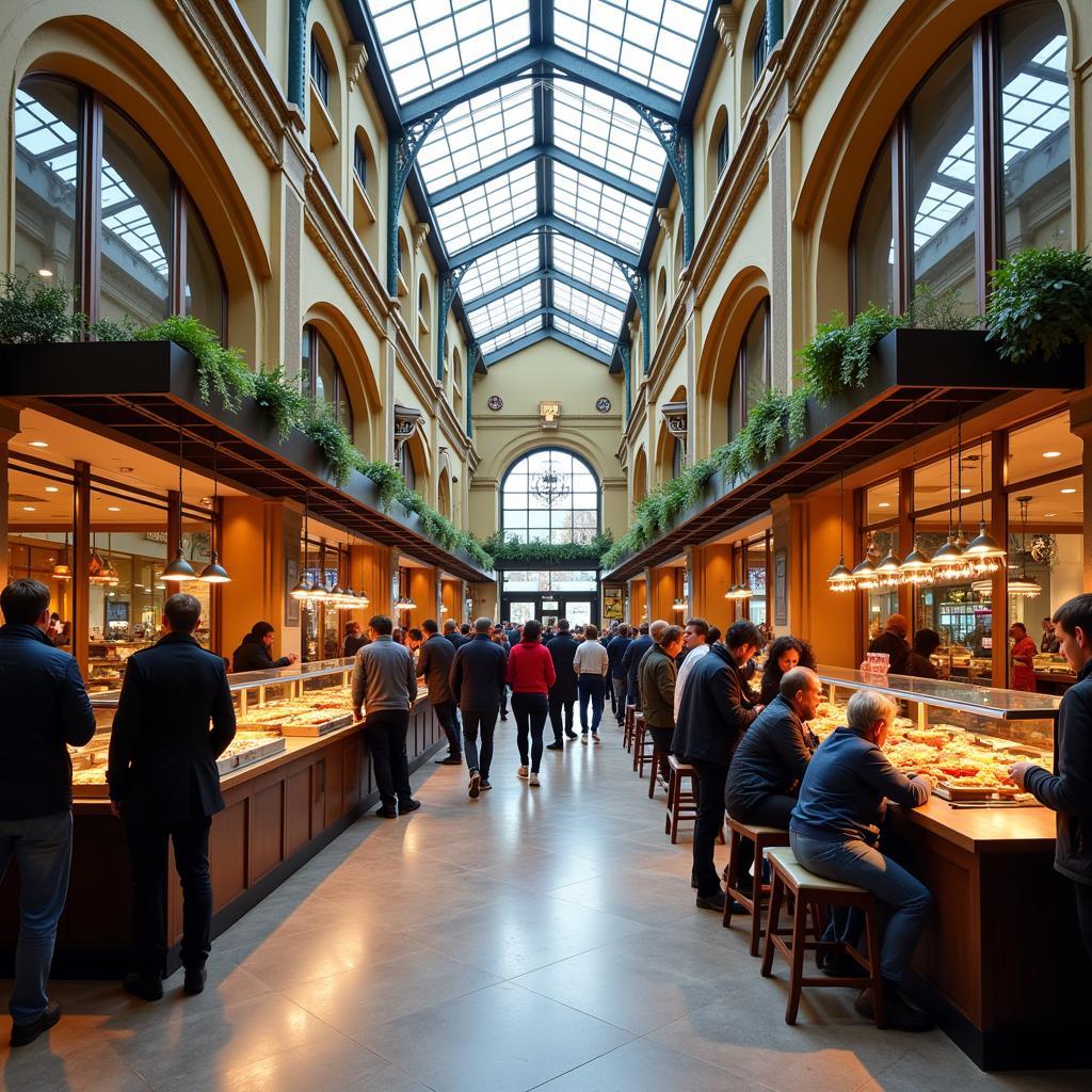 Restaurants in der Rathaus Galerie Leverkusen am Friedrich Ebert Platz