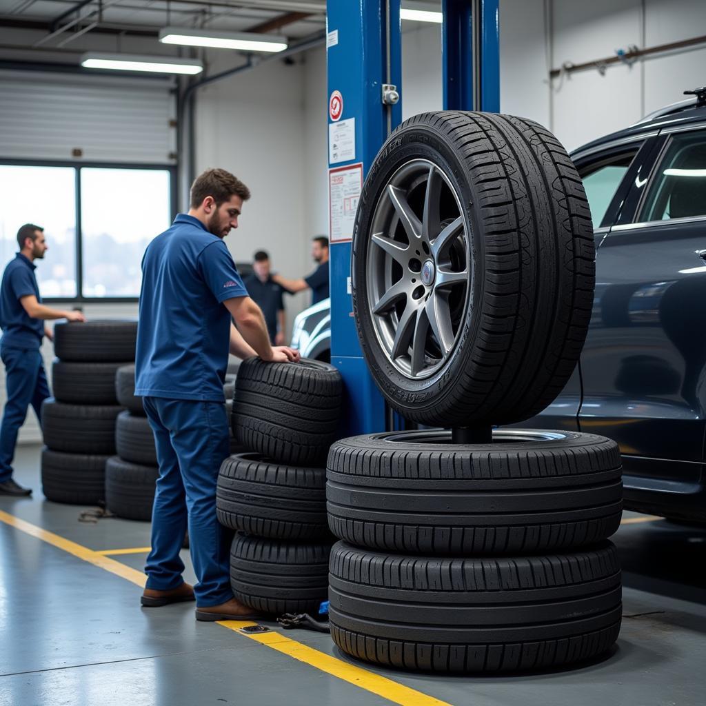 Professioneller Reifenservice bei Autopunkt Poljo GmbH