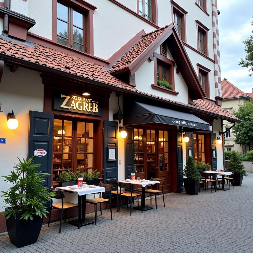 Restaurant Zagreb Leverkusen von außen