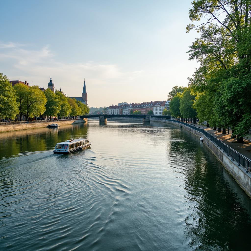 Der Rhein in Leverkusen bietet vielfältige Freizeitmöglichkeiten.