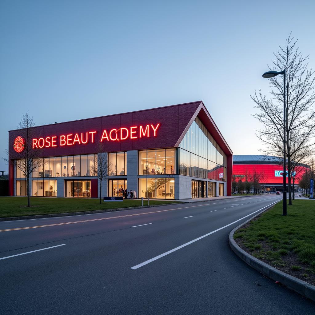 Die Rose Beauty Academy Leverkusen in der Nähe der BayArena.