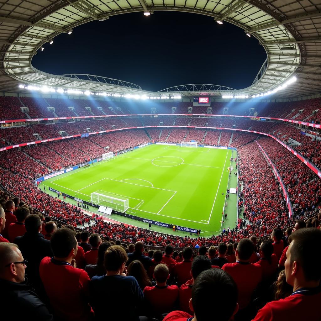 Spannung im Rückspiel in der BayArena