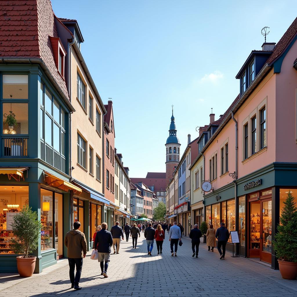 Einkaufsmöglichkeiten im Zentrum von Schlebusch