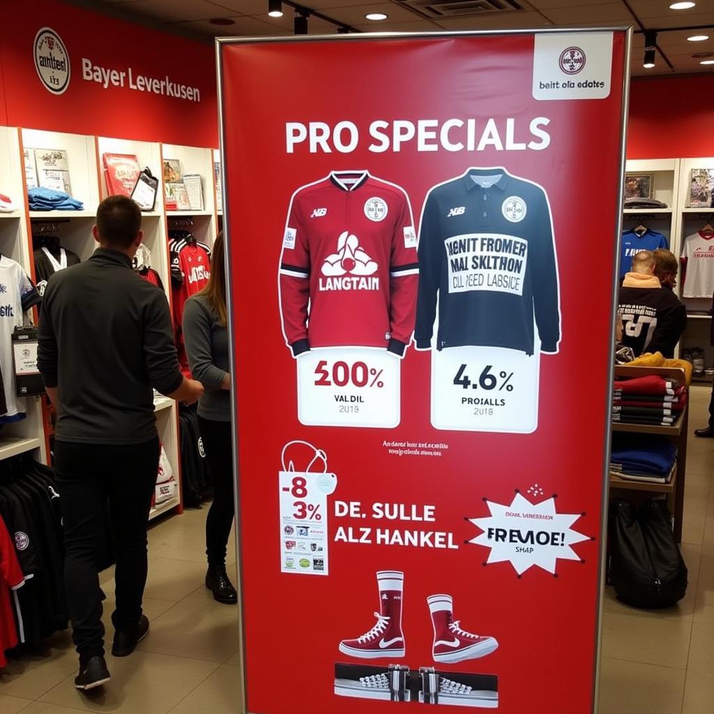 Sonderangebote im Shop Bayer Leverkusen