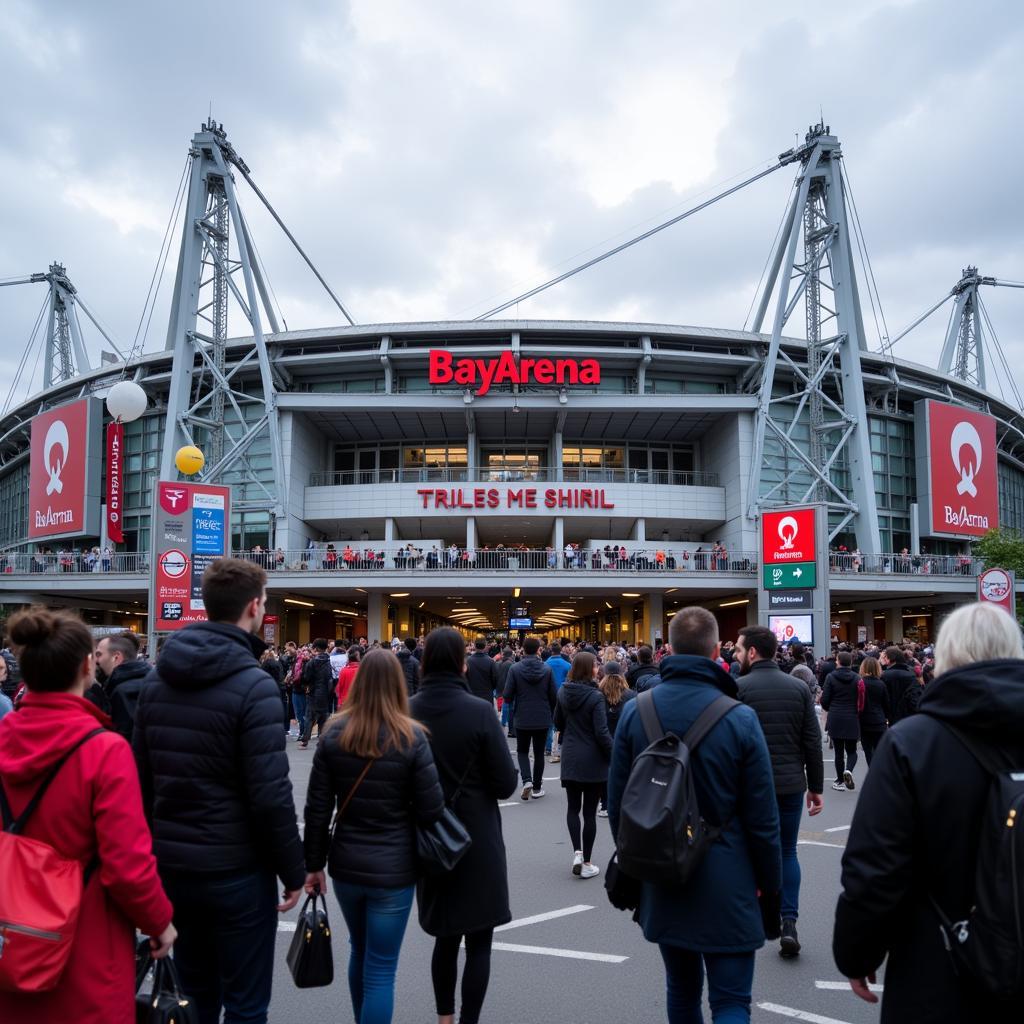 Anreise BayArena mit der Bahn