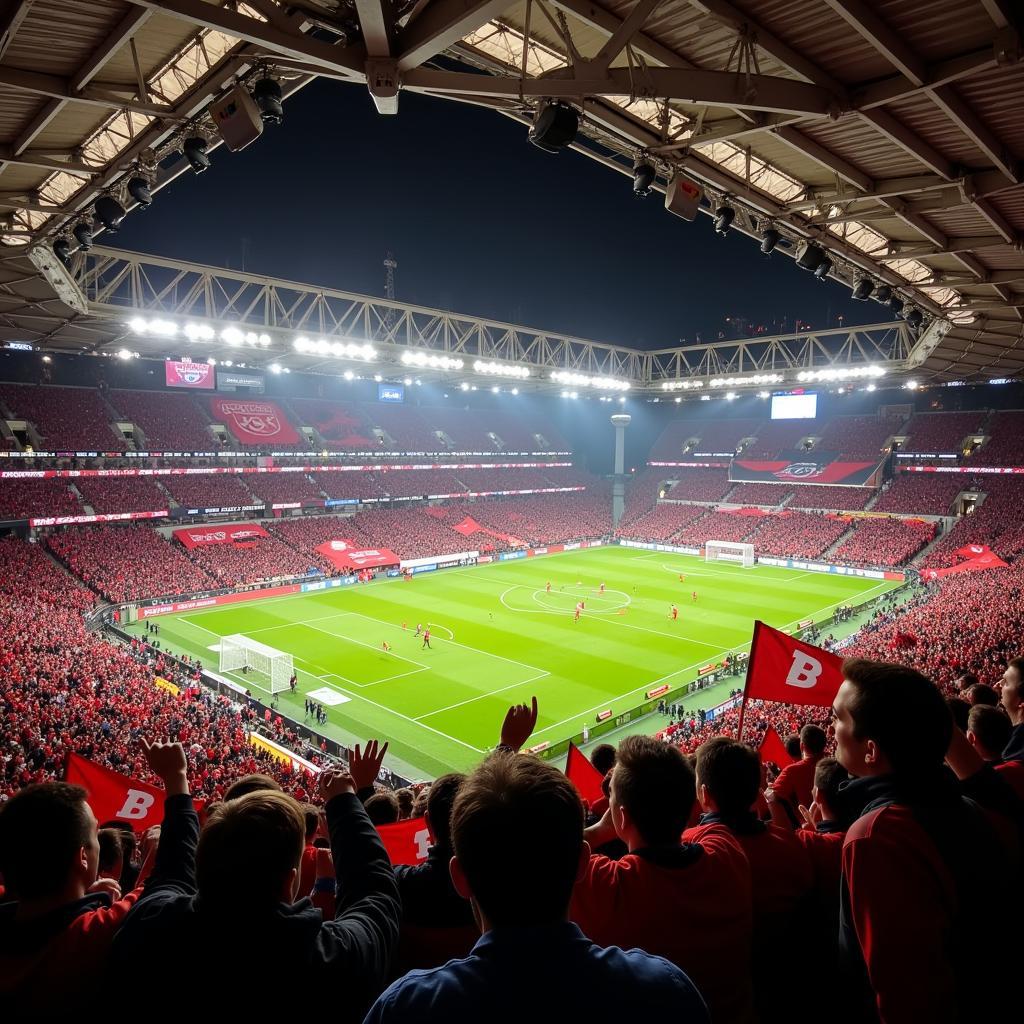 Stadion Bayer Leverkusen Spieltag