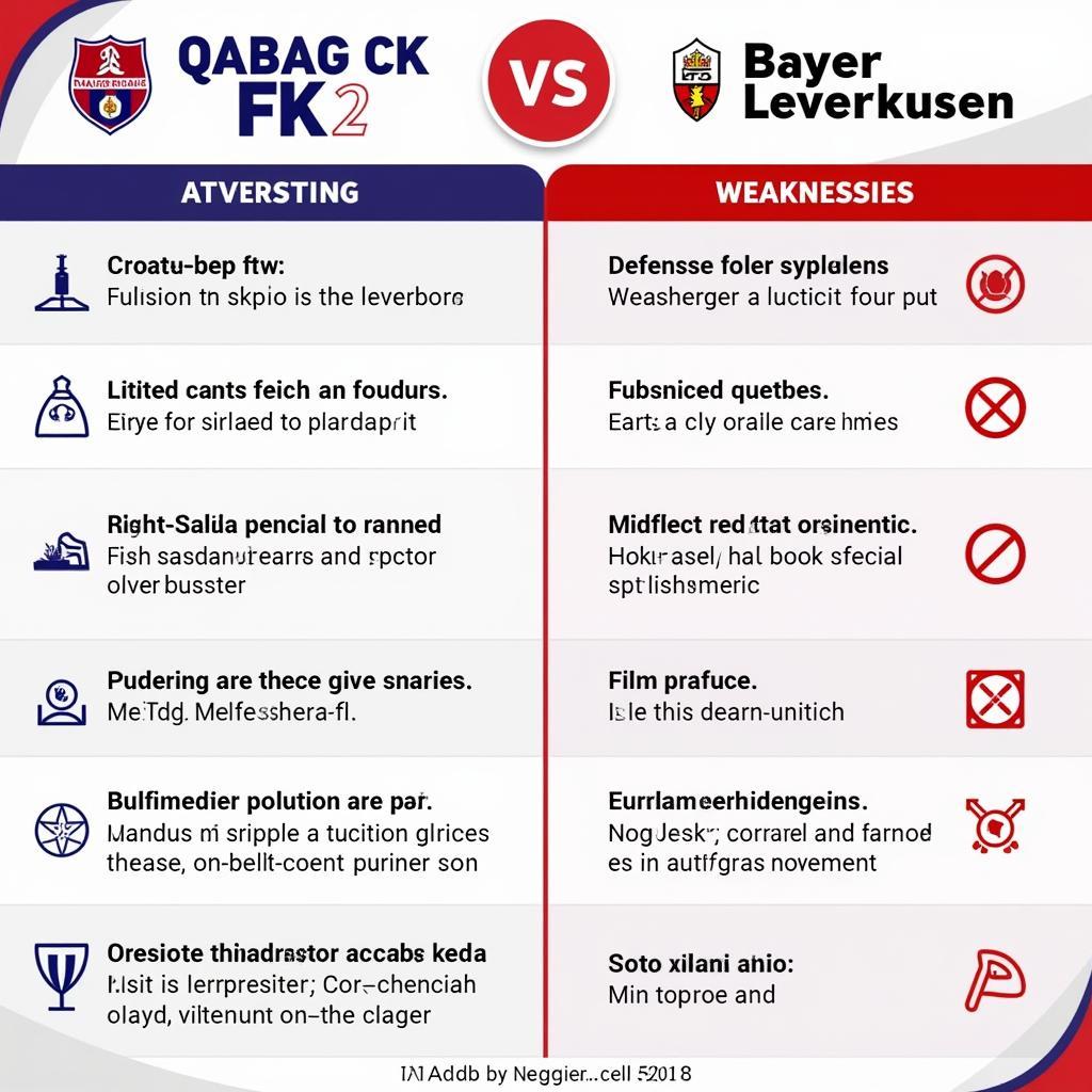 Stärken und Schwächen Vergleich Qarabag FK vs. Bayer Leverkusen